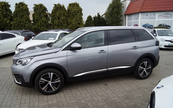 Peugeot 5008 cena 94900 przebieg: 121959, rok produkcji 2019 z Biała Piska małe 704